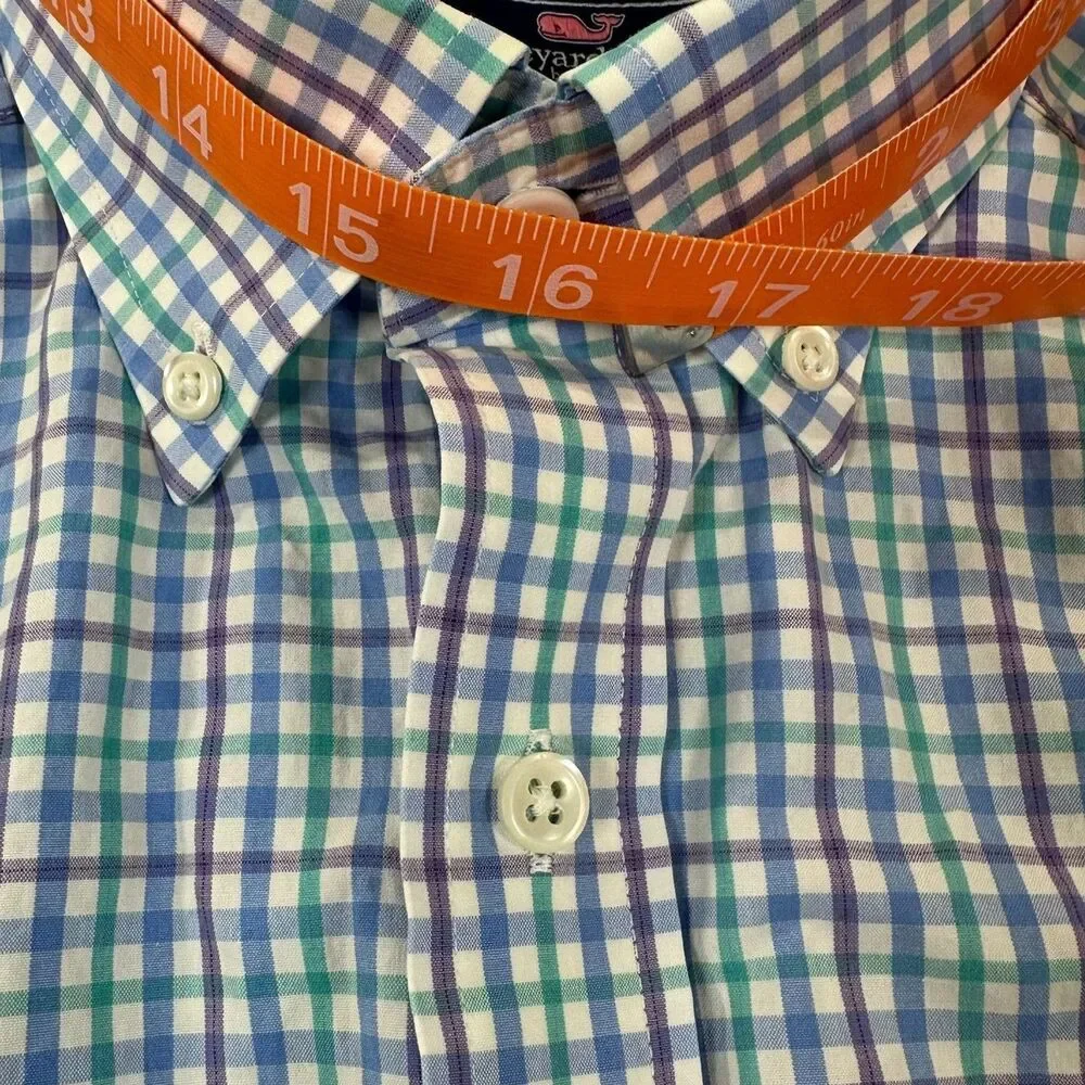 Vineyard Vines Button Down Shirt Men’s S Classic Fit Murray Multicolor Plaid